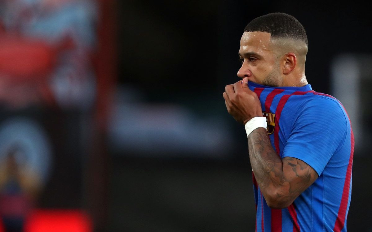 Memphis tras dejarse empatar el Barça / FCB