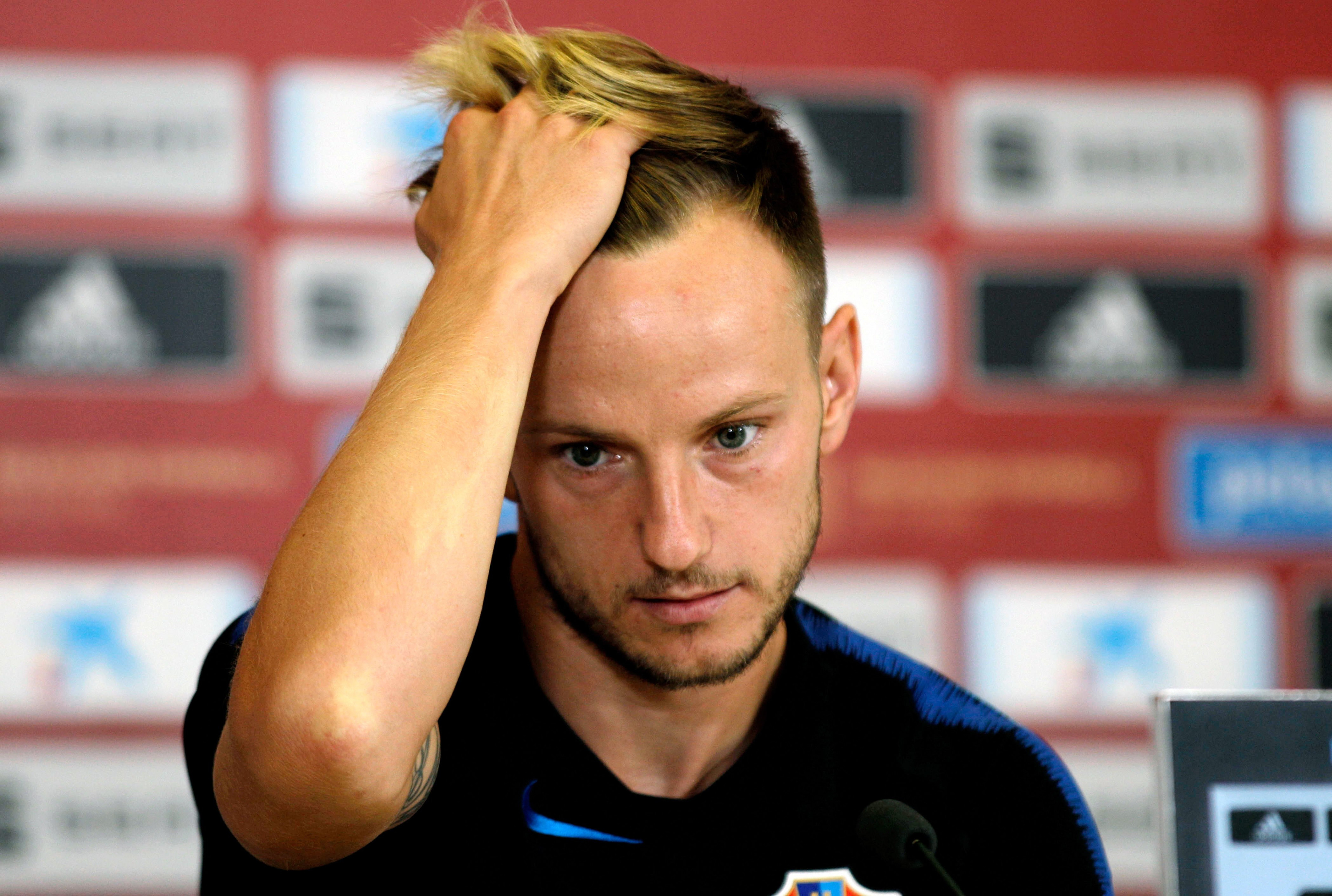 Ivan Rakitic en una rueda de prensa / EFE