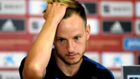 Ivan Rakitic en una rueda de prensa / EFE