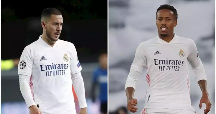 Hazard y Militao, en un montaje | REDES