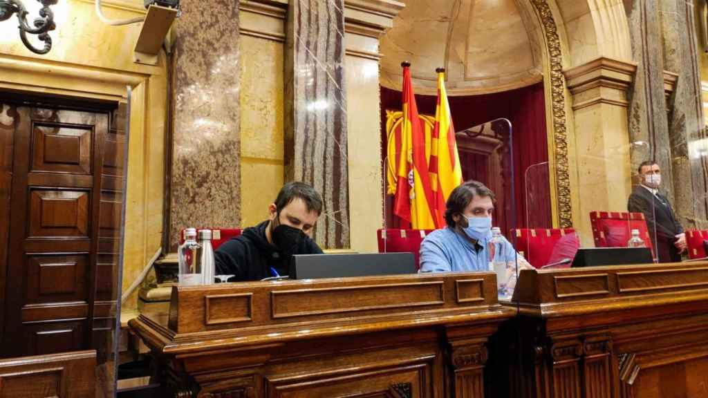 Pau Juvillà, cuando era diputado tercero de la Mesa del Parlament