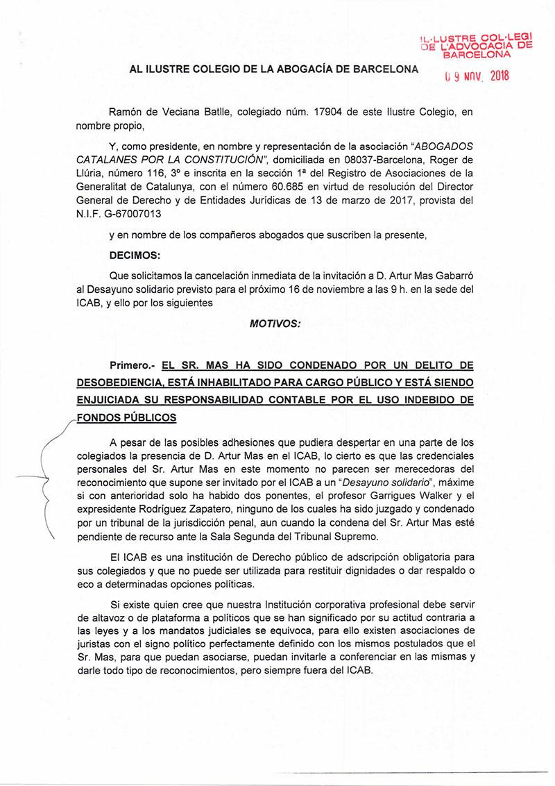 carta abogados