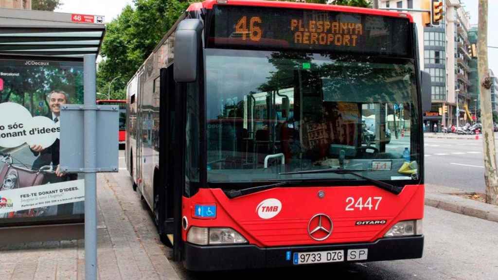 Imagen de un autobús urbano de Barcelona de TMB / CG