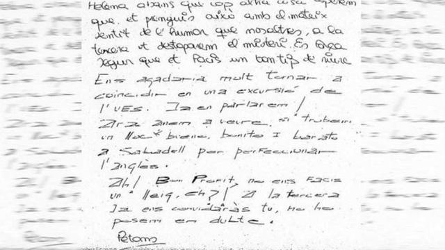 El juez ha ordenado que se realice una prueba caligráfica del investigado para esclarecer su relación con los anónimos / FAMILIA JUBANY