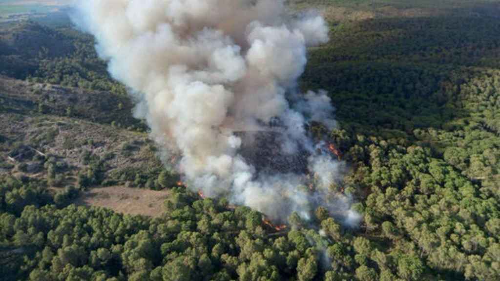 Incendio en el macizo del Montgrí, en Girona / BOMBEROS DE LA GENERALITAT