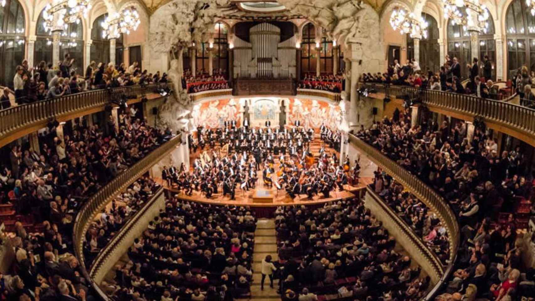 Imagen de archivo de un concierto en el Palau de la Música / EFE