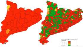 Riesgo de rebrote en Cataluña a 18 de enero del 2021 / DADESCOVID