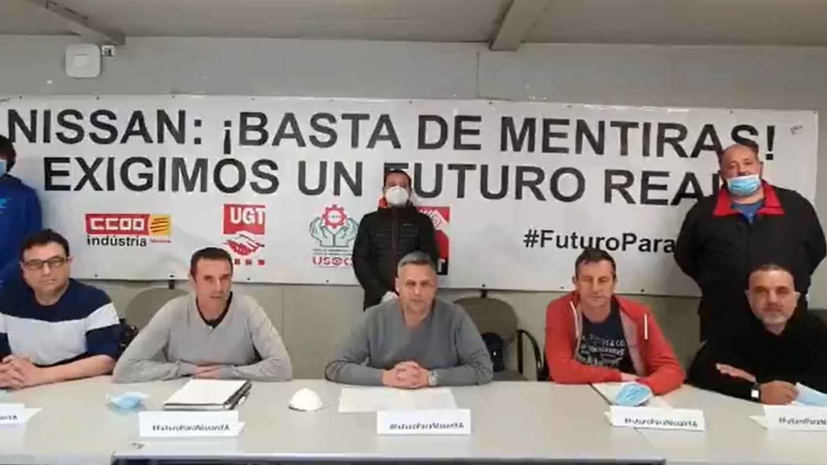 Representantes del comité de empresa de Nissan en Barcelona / EP