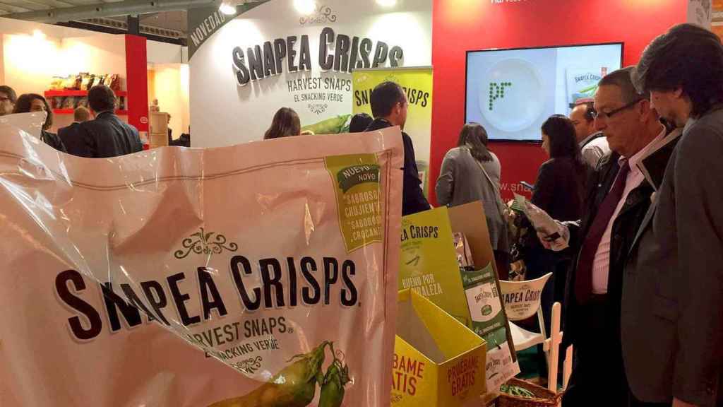 El 'snack' japonés de Calbee, en la feria Alimentaria del año pasado / CG