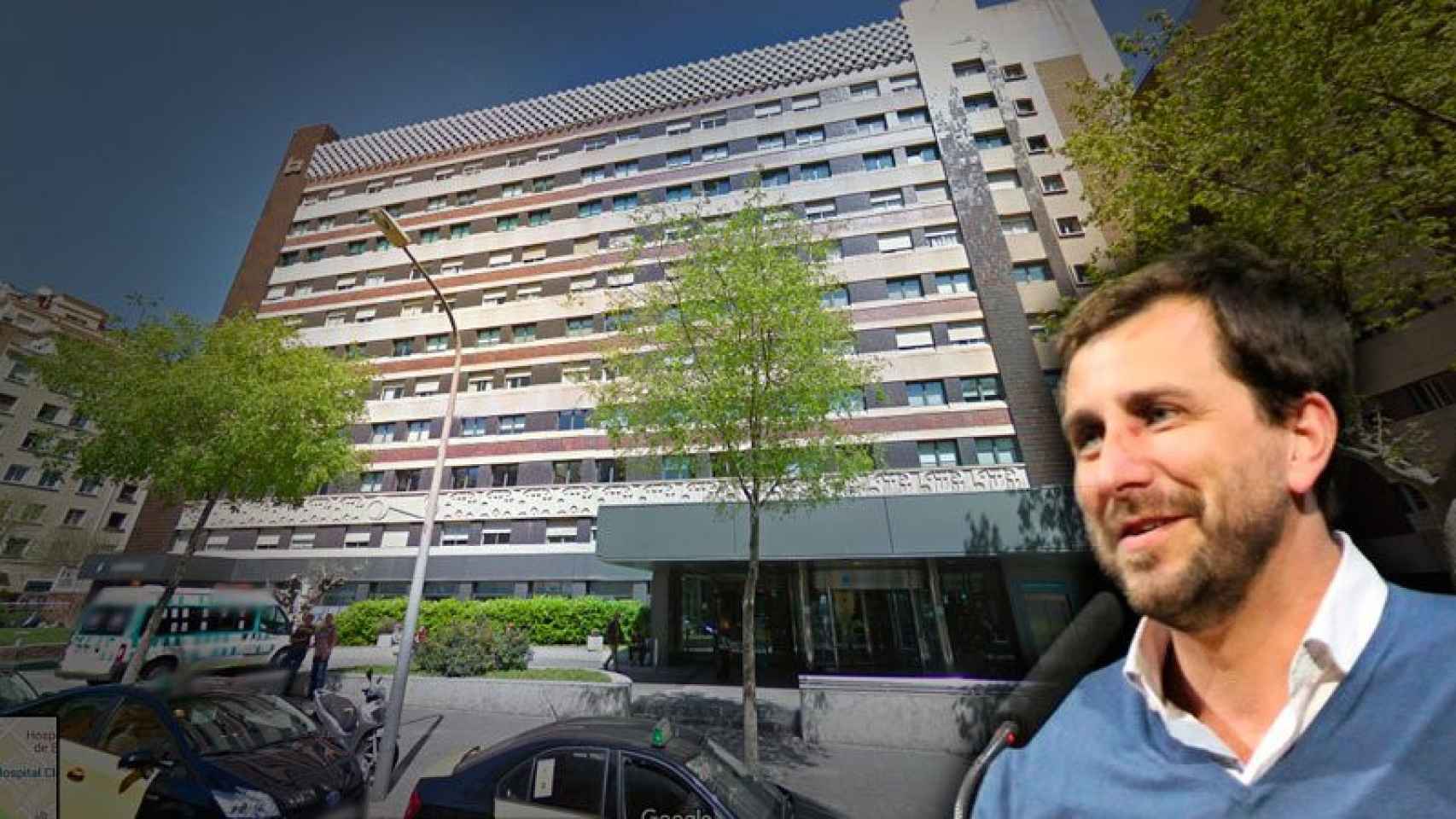 Toni Comín y el Hospital Sagrat Cor de la red de hospitales públicos de Cataluña / CG