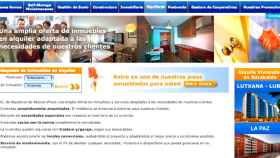 Página web de la inmobiliaria Abaroa / CG