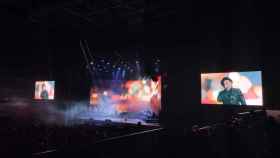 Joaquín Sabina, durante su concierto en el Wizink Center de Madrid / EUROPA PRESS