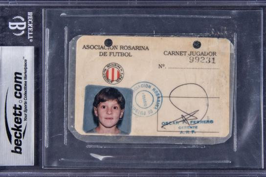 Carnet jugador Messi