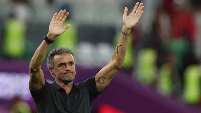 Luis Enrique agradece el apoyo de la afición española en Qatar / EFE