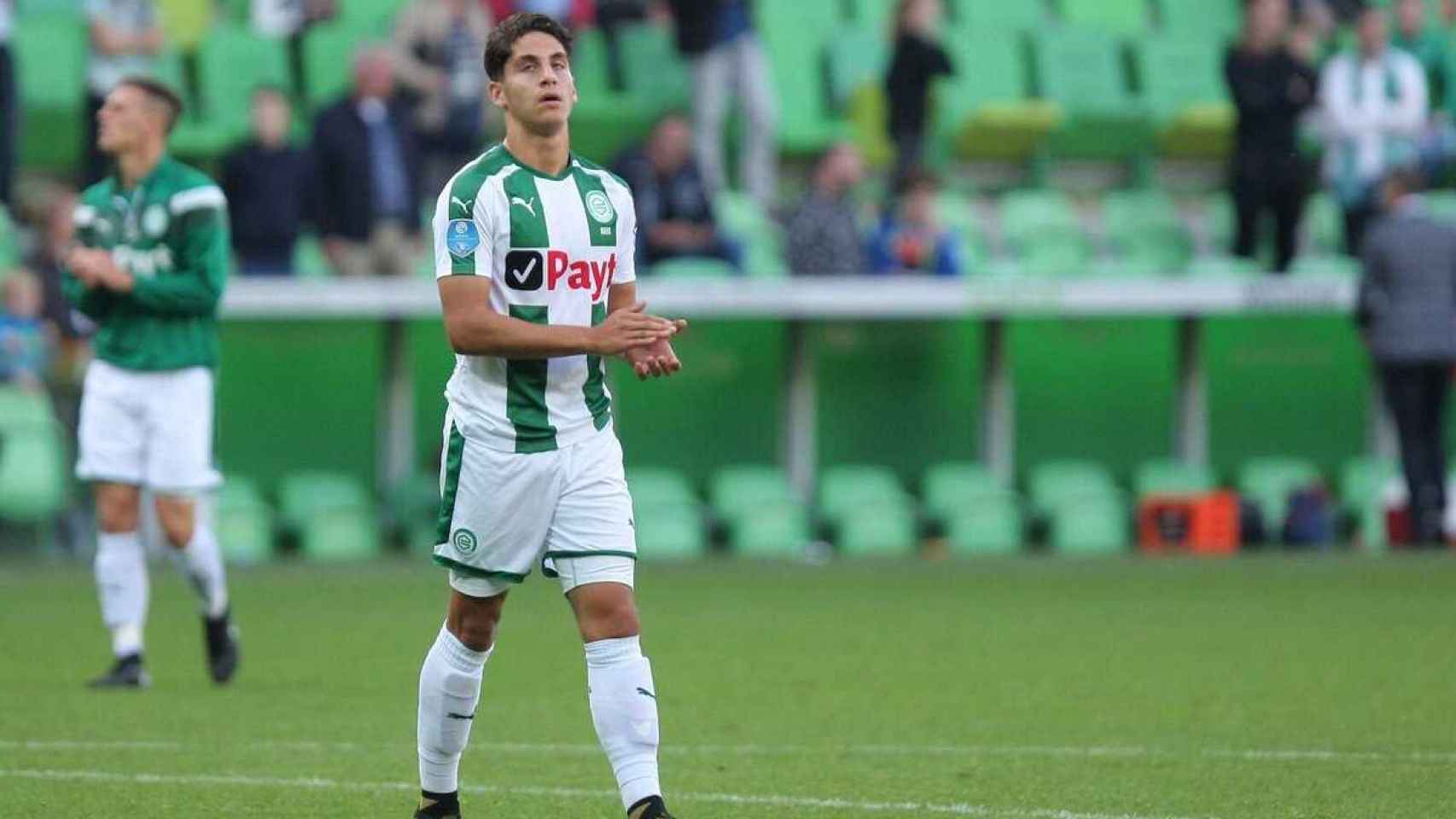 Ludovit Reis en un partido con el Groningen / EFE