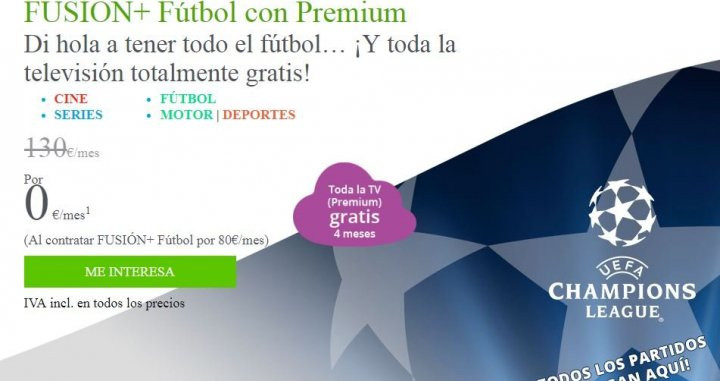 La oferta de Movistar Plus por la Champions