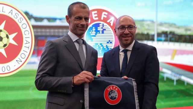 Aleksander Ceferin en un acto de la UEFA / UEFA