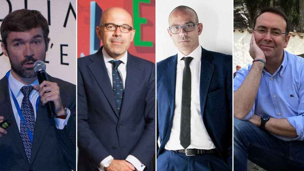 Jorge Pecourt, Javier Ferreiro, Todrigo García y Oscar Tena representan al vestuario del Barça en la mesa de negociación / CM