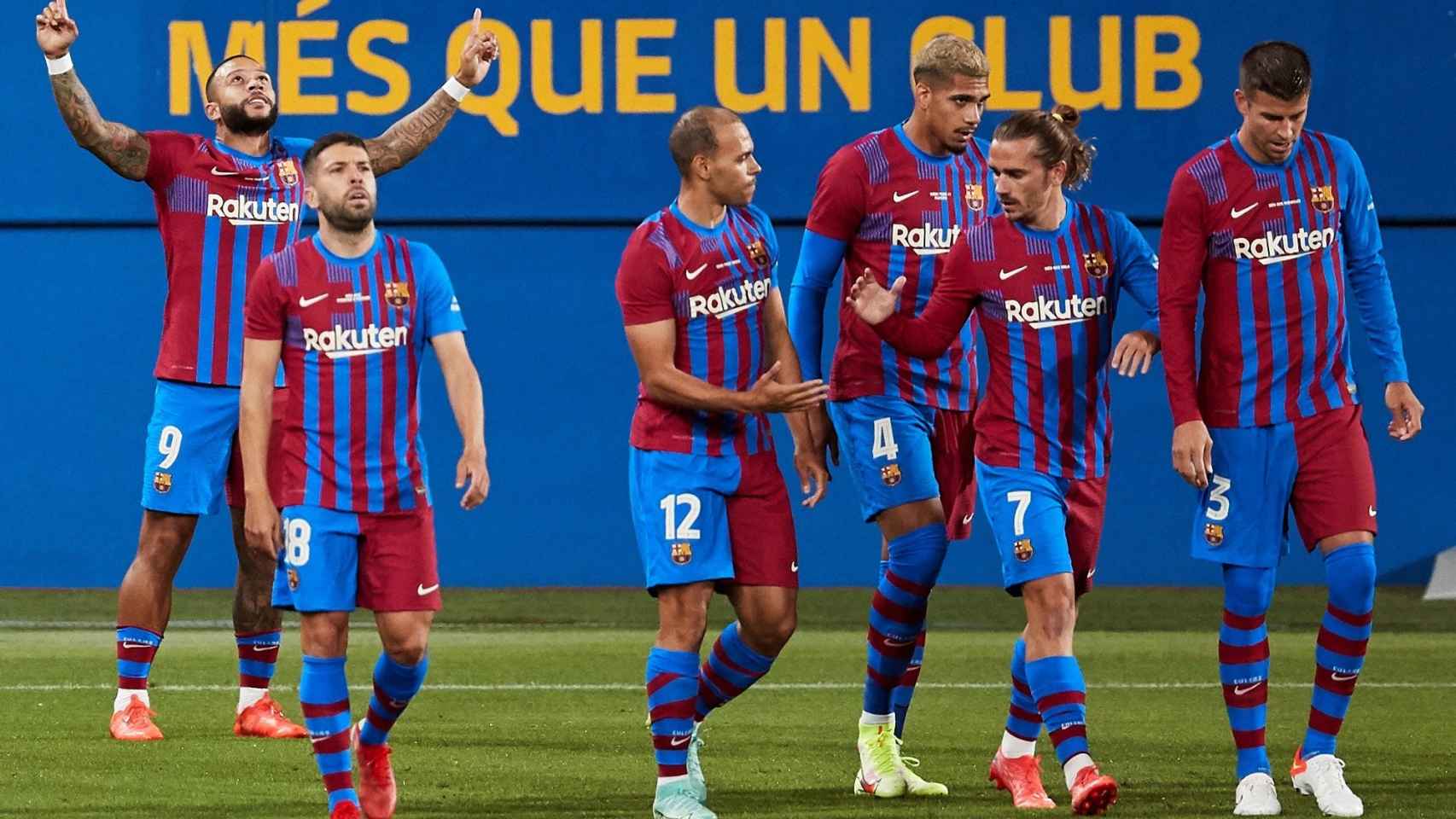 Los jugadores del Barça celebrando un tanto contra la Juventus / FC Barcelona