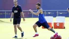 Messi entrenando duro / FC Barcelona