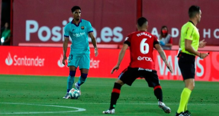 Araujo, en el encuentro ante el Mallorca | EFE