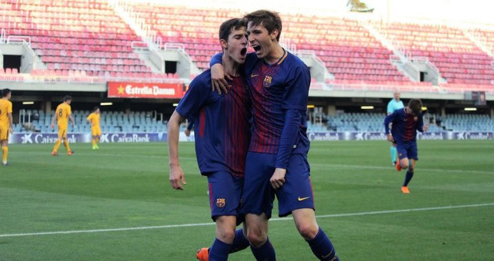 Juan Miranda, lateral izquierdo del Barça B