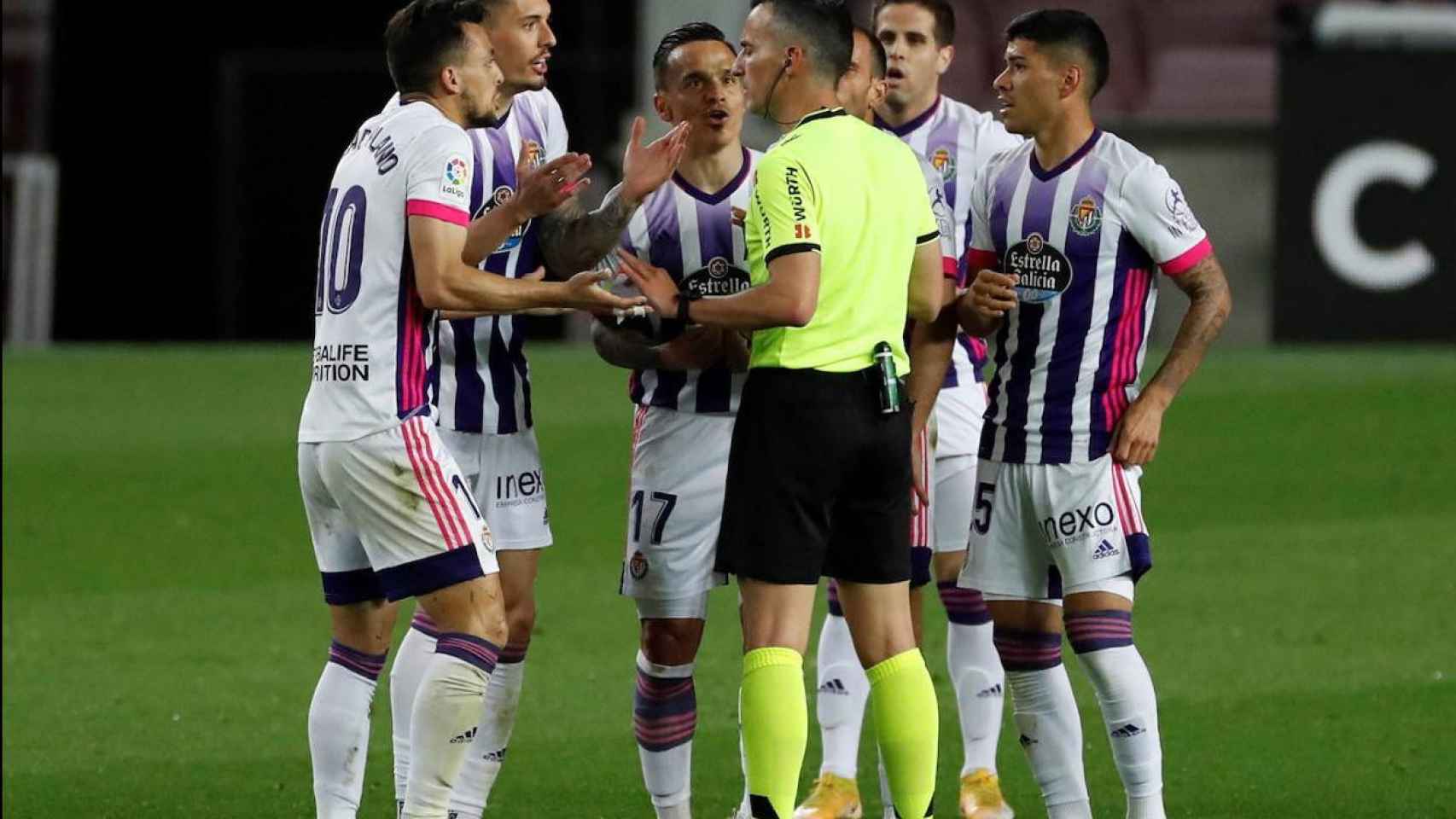 Jaime Latre en el Barça Valladolid / EFE