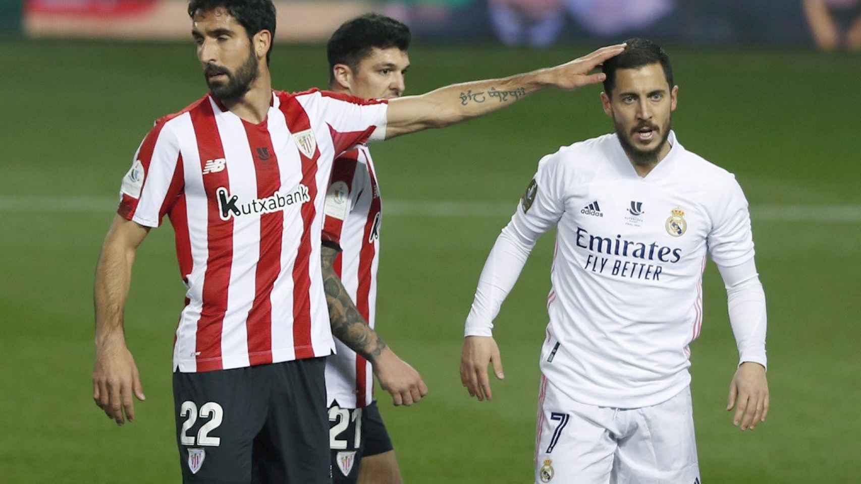 Hazard en el duelo contra el Athletic / EFE