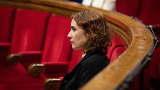 La 'consellera' de Justicia de la Generalitat de Cataluña, Gemma Ubasart, en el Parlament / DAVID ZORRAKINO - EUROPA PRESS