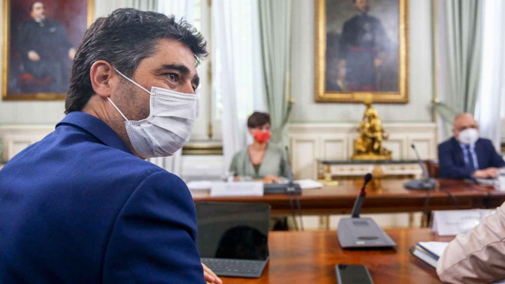 Jordi Puigneró, vicepresidente del Govern, en una reunión bilateral con ministros del Gobierno / EP