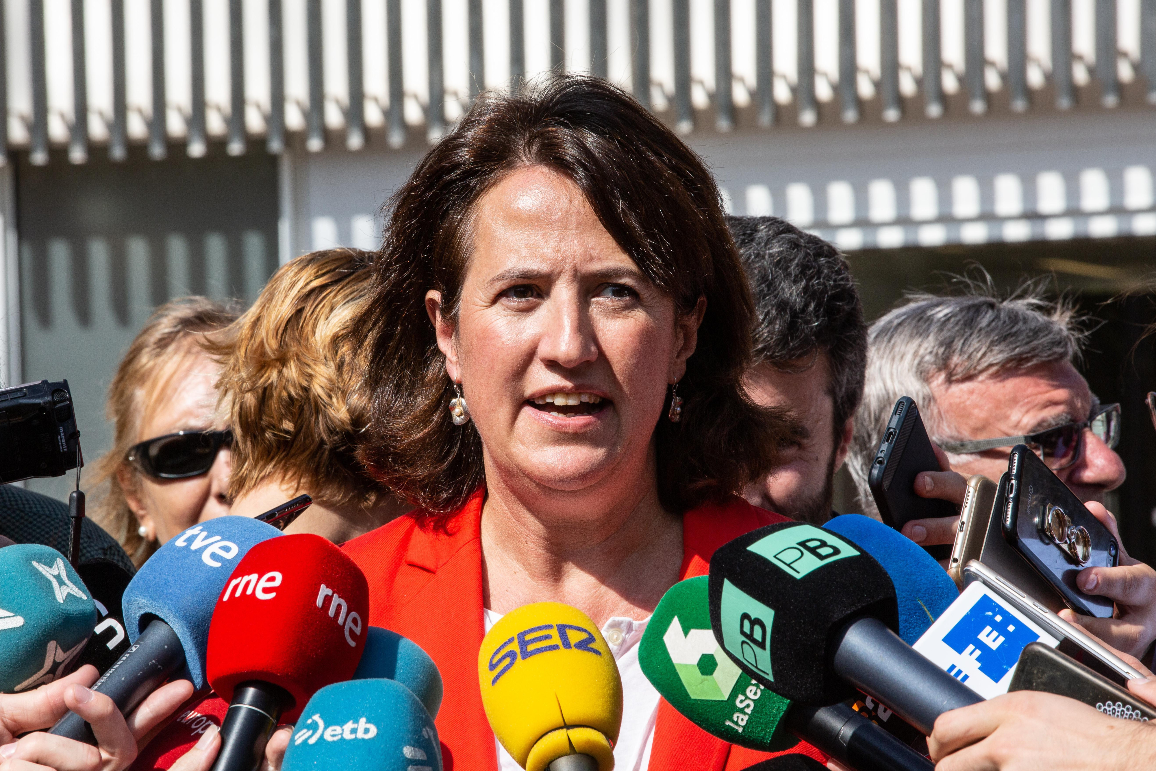 Elisenda Paluzie, presidenta de la Asamblea Nacional Catalana (ANC), atiende a los medios / EP