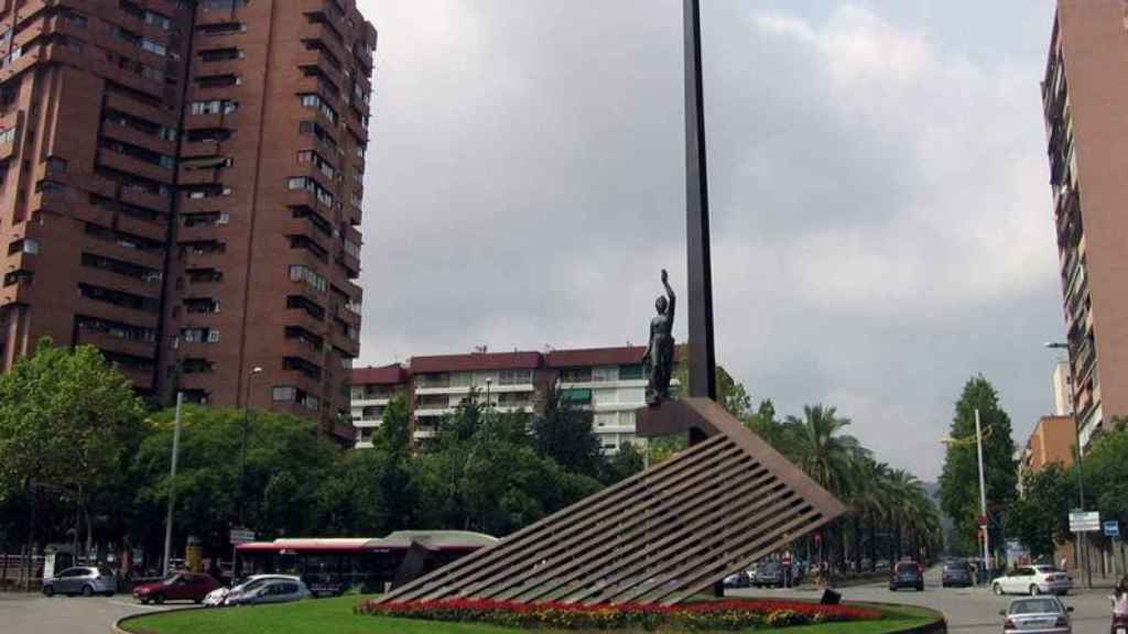 Plaza Llucmajor de Barcelona, epicentro de los actos de celebración del 85 aniversario de la II República.