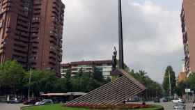 Plaza Llucmajor de Barcelona, epicentro de los actos de celebración del 85 aniversario de la II República.