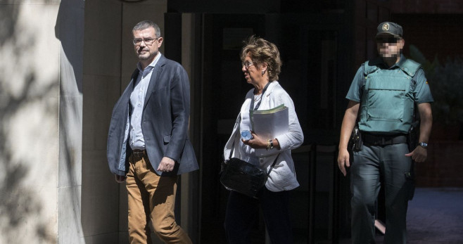 Jaume Clotet a su salida de la comandancia de la Guardia Civil / EFE