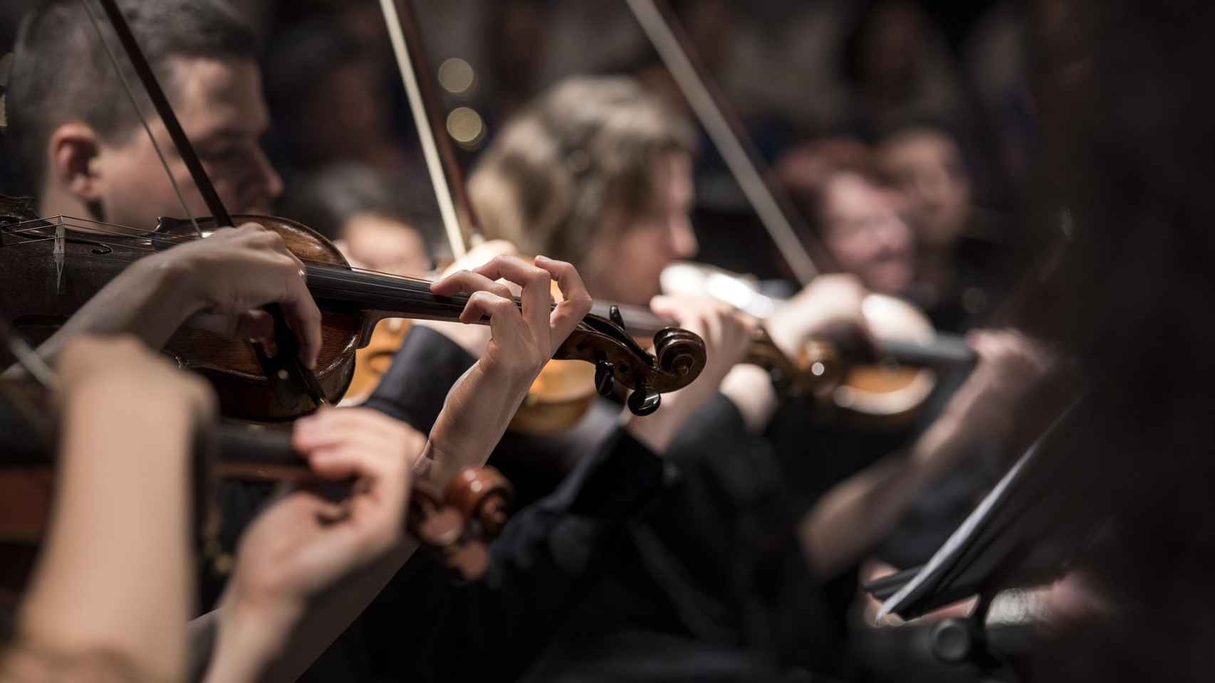 Alumnos de violín en un concierto / PIXABAY