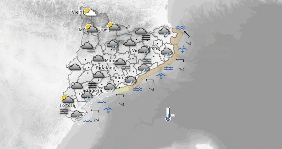 Predicción meteorológica para el 14F / METEOCAT