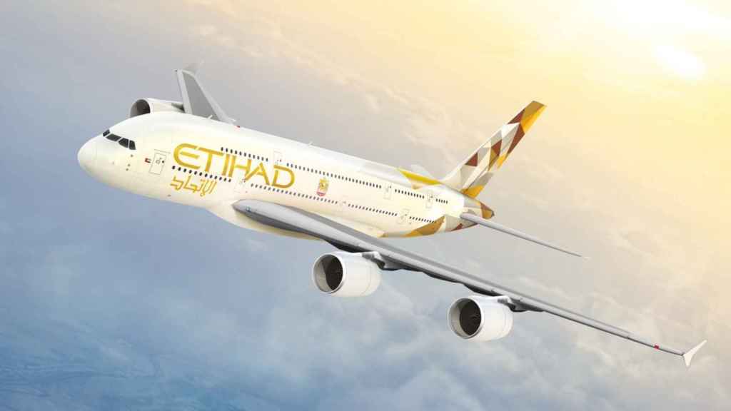 Un avión de Etihad Airways