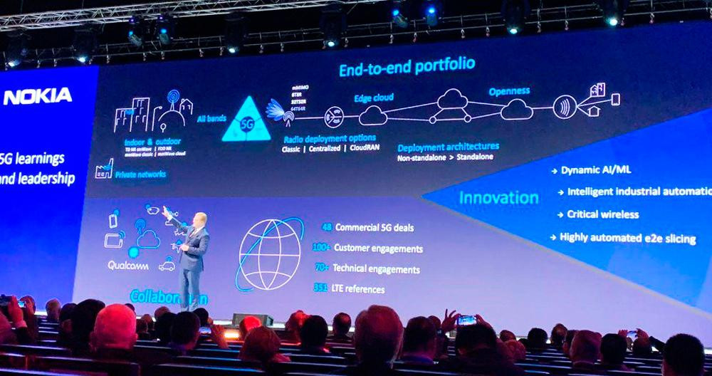 Imagen del #5GSummit de Qualcomm, que huyó de la inseguridad de Hong Kong...para encontrarse el caos de Barcelona / TWITTER