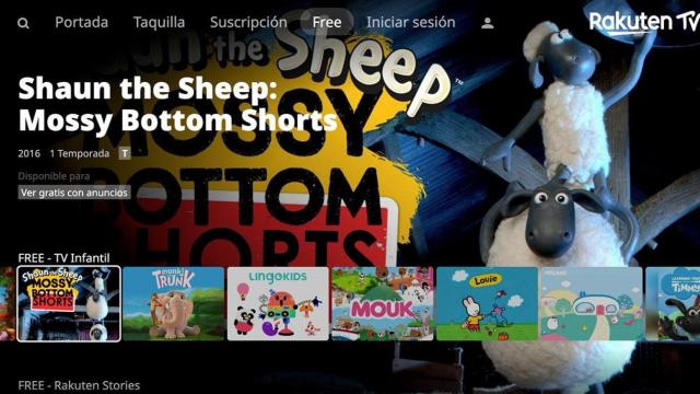 Plataforma de 'streaming' de Rakuten TV / EP