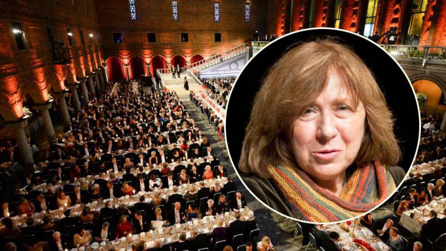 La escritora Swetlana Alexievich gana el Premio Nobel de Literatura 2015.