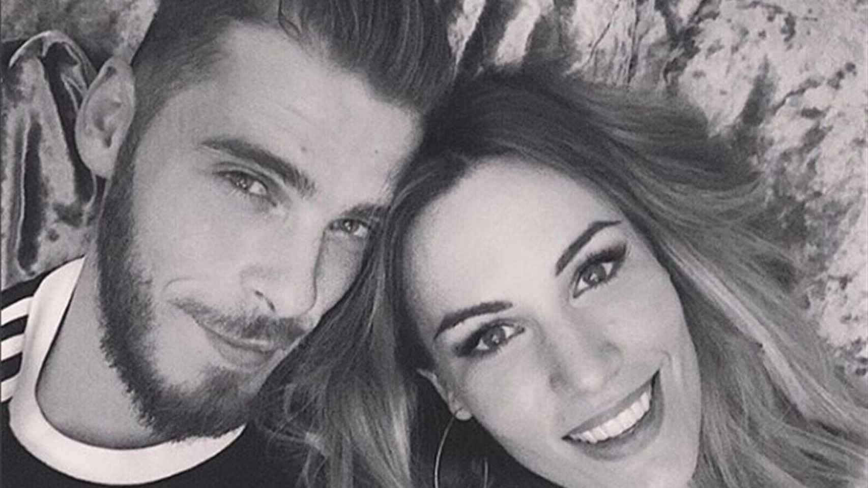 Edurne y De Gea en una imagen en las redes sociales