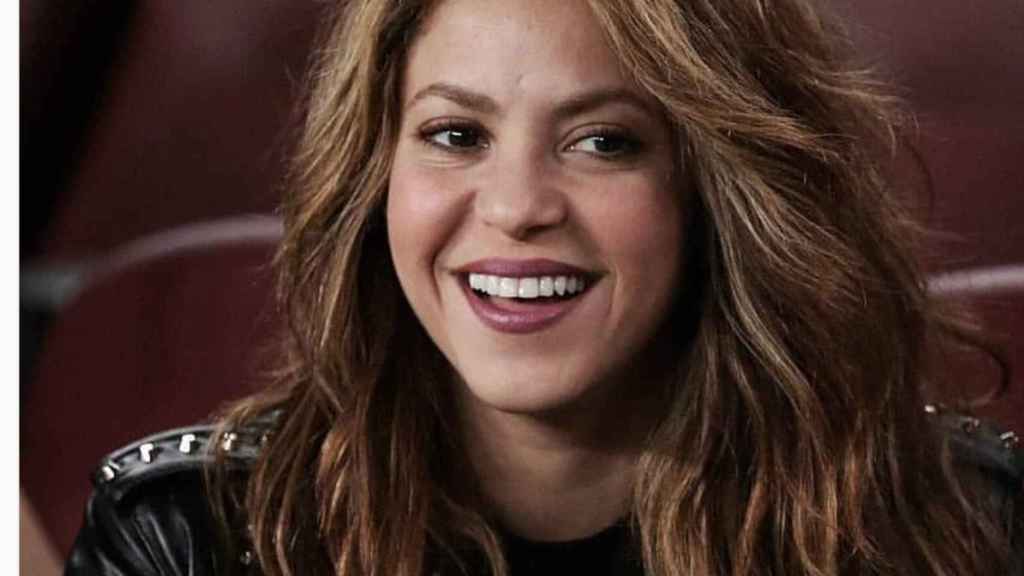 Shakira sonriente en el Camp Nou