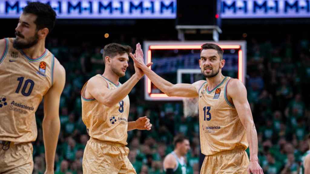 El Barça de basket festeja un gran triunfo en casa del Zalgiris / FCB