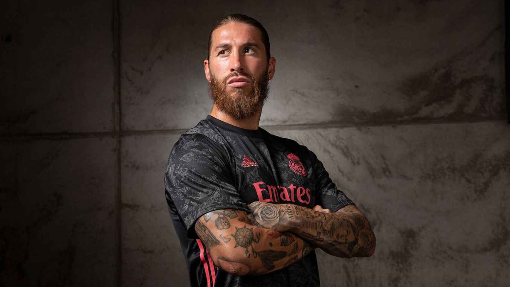 Sergio Ramos con la tercera equipación del Real Madrid/ REAL MADRID CF