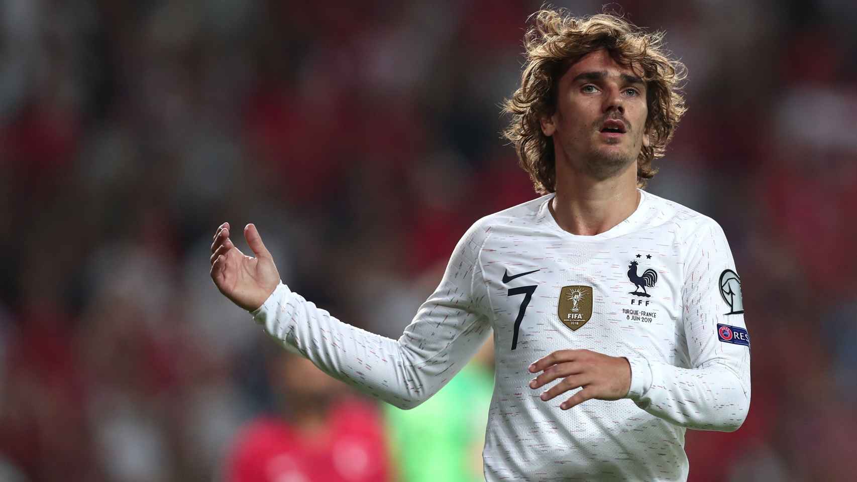 Antoine Griezmann en un partido con Francia / EFE