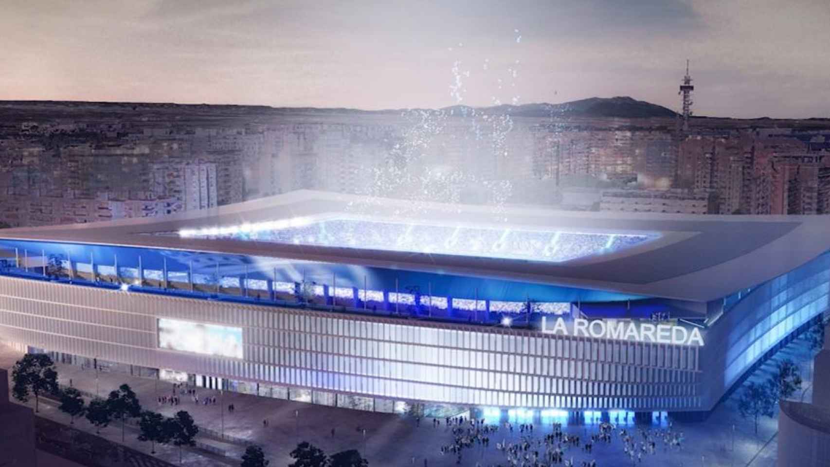 Vistazo del proyecto del Real Zaragoza para la Nueva Romareda / REDES