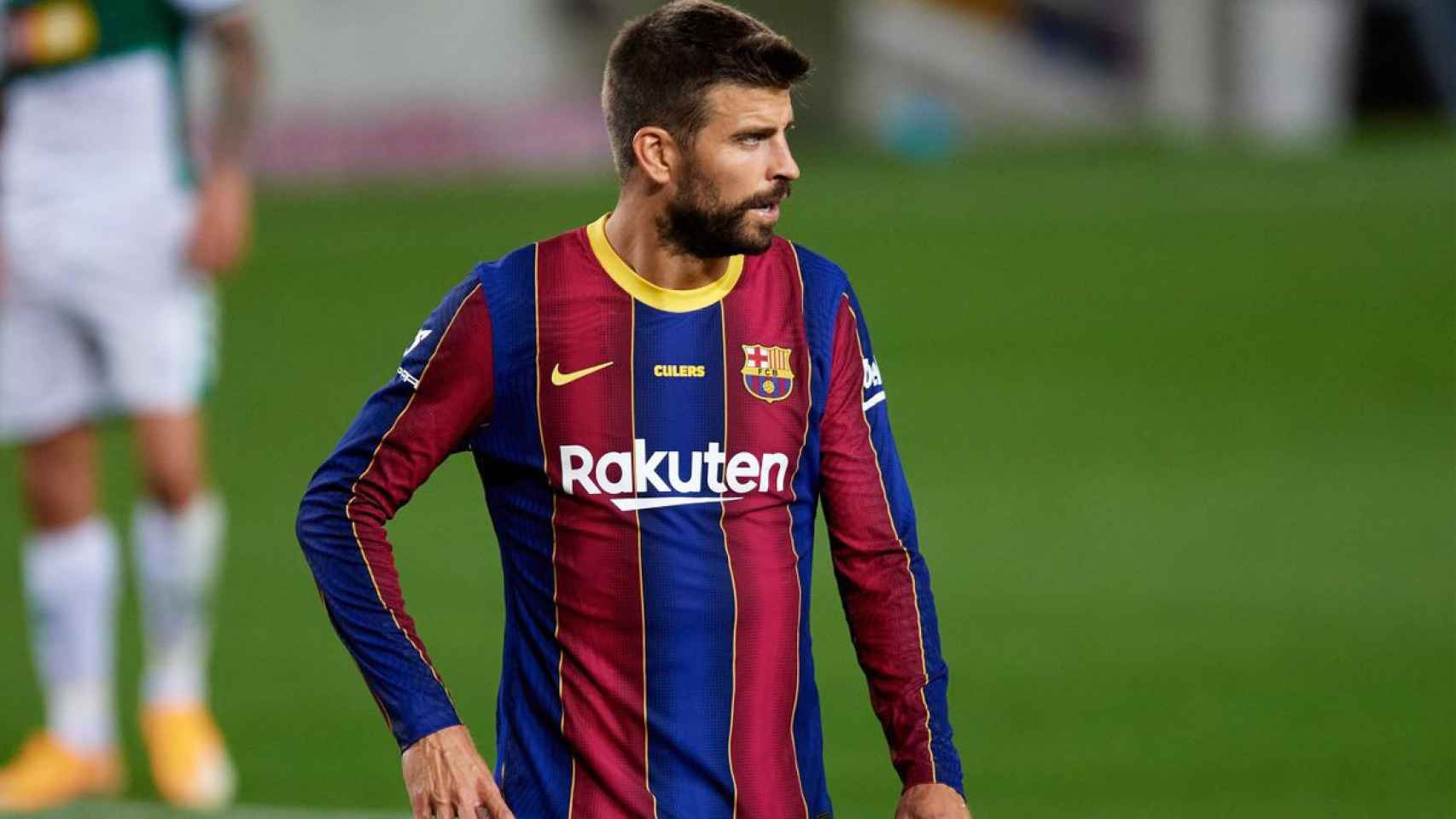 Gerard Piqué en un partido del Barça / EFE