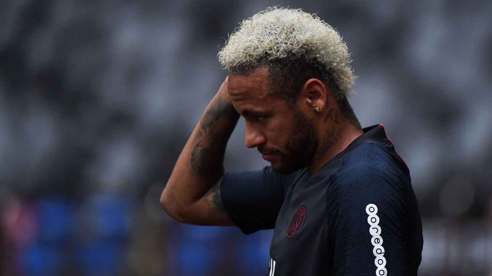 Neymar Jr en un entrenamiento con el PSG / EFE