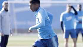 Una foto de Jean-Clair Todibo durante un entrenamiento del Barça / FCB