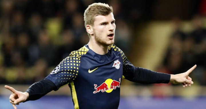 Timo Werner celebrando un gol con el RB Leipzig / EFE